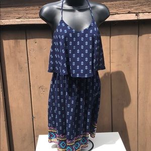 Fun navy blue party dress